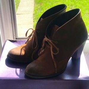 Ankle booties with tie. Super cute for fall! 🍁🍂